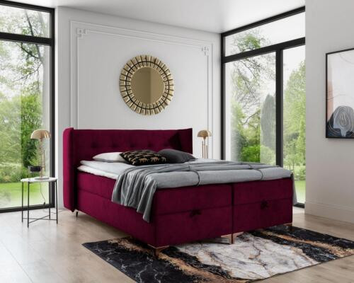 Bed Slaapkamer Luxe Design Modern Boxspring bed Inrichting Bed met bekleding
