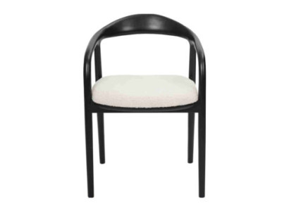 Zwart-witte eetkamerstoelen Luxe keukenzitmeubels Metalen stoelen