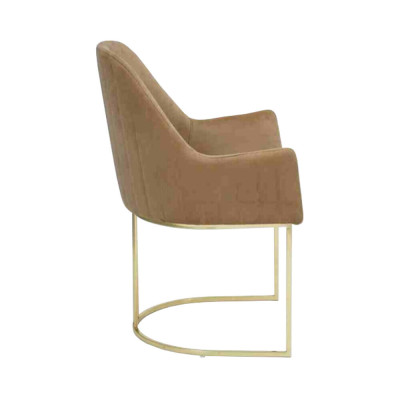 Stoel Goud Eetkamer Design Textiel Stoelen Meubels Luxe Fauteuil Nieuw