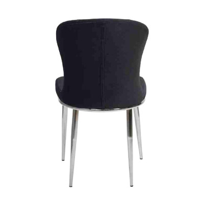 Meubels Zwart Stoelen Eetkamerstoel Stoel Ontwerp Bekleding Luxe Inrichting Nieuw