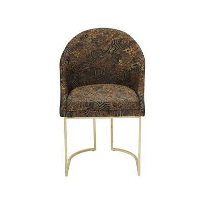 Runder eetkamer roestvrijstalen stoel Woonkamerstoelen Luxe gestoffeerde zetel