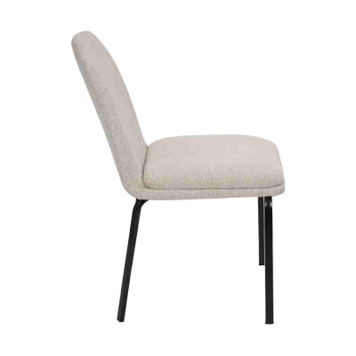Witte gestoffeerde stoelen Designer 2x Eetkamerstoelen Moderne Keukenstoelen