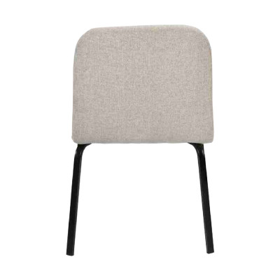 Witte gestoffeerde stoelen Designer 2x Eetkamerstoelen Moderne Keukenstoelen