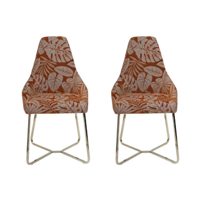 Eetkamerstoel Keukenstoel 2x stoelen Armstoel Luxe Multicolor Modern Eetkamer