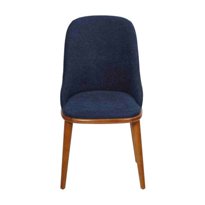 Moderne eetkamer blauwe stoelen ontwerper gestoffeerde zitplaatsen keuken meubels nieuw