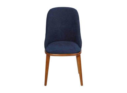 Moderne eetkamer blauwe stoelen ontwerper gestoffeerde zitplaatsen keuken meubels nieuw