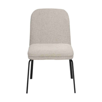 Moderne wit metalen stoel Designer eetkamer meubels Stijlvolle eenzitter