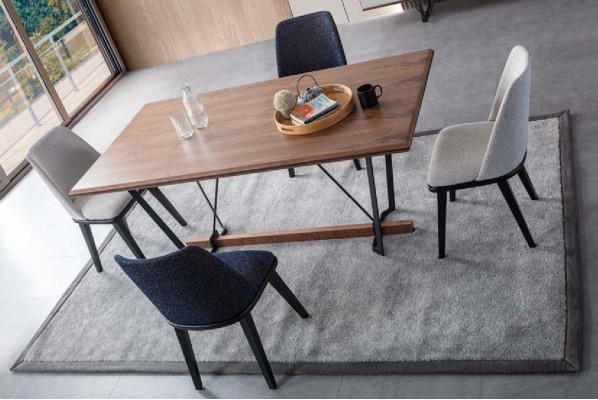 Volledige eetkamer eettafel 2-delige dressoir eettafel wit hout