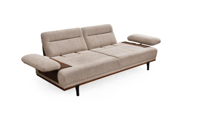 Stoffenbank Driezitsbank Bank 3-zits Bank Stoffenbank Beige Modern