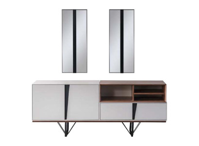 Luxe dressoir buffetkast kast dressoir houten kast hout wit