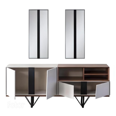 Luxe dressoir buffetkast kast dressoir houten kast hout wit