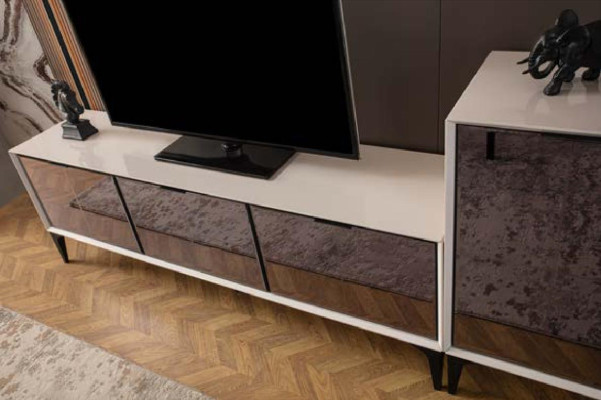Sideboard TV-stand RTV Lowboard Wit Houten Tafel Meubels Woonkamer
