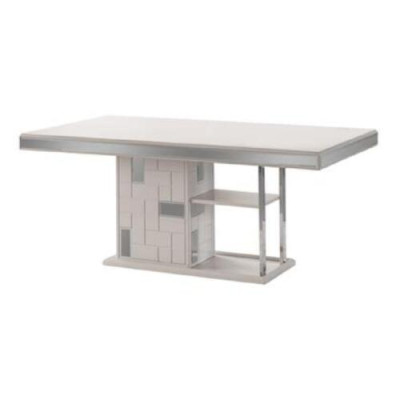 Luxe eettafel eettafel tafel eetkamer meubels eethoek hout wit