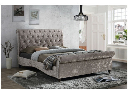 Luxe Chesterfield-knoppenbedden Slaapkamer Designmeubelen Bed Dubbel Hotel Nieuw