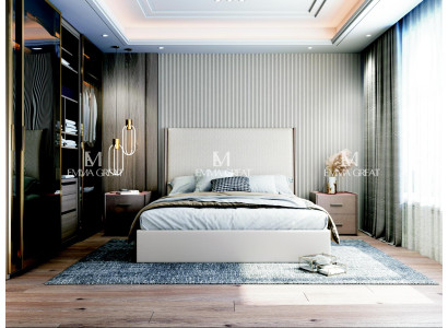 Tweepersoonsbed Bed Huwelijksbed Design Luxe Luxe Gestoffeerd Bed Designbed Leder