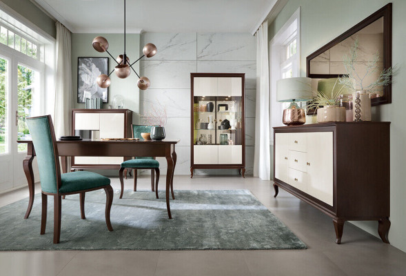 Garnituur Compleet Set Eettafel + 4 Stoelen Eetkamergroep Houten Tafel