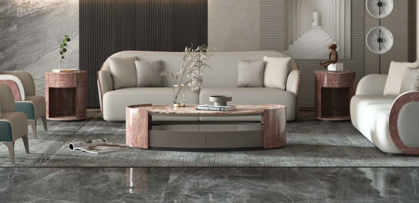 Salontafel luxe design salontafel koffie bijzettafels woonkamer ronde tafel