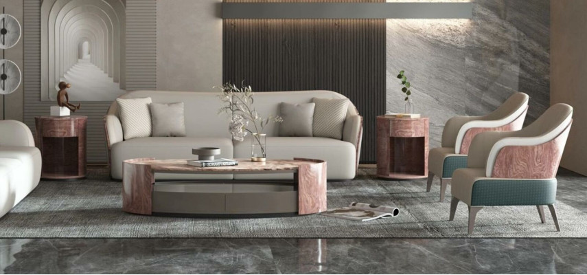 Salontafel luxe design salontafel koffie bijzettafels woonkamer ronde tafel