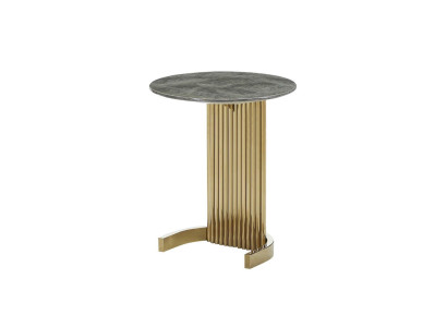 Bijzettafel marmer Goud Tafels Design Meubels Luxe Woonkamer Tafel Roestvrij staal