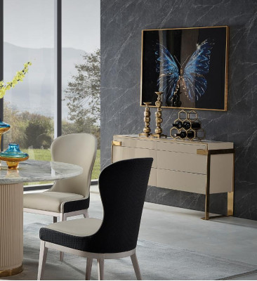 Ronde eettafel Rond Tafel Woonkamer Keuken 135cm Luxe Marmer Ronde Tafels Nieuw