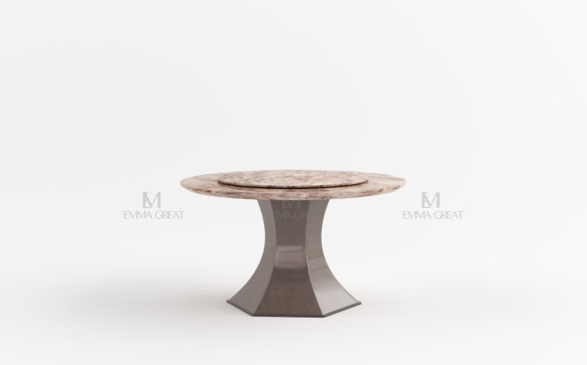 Ronde eettafel Ronde tafel Woonkamer Keuken 135cm Luxe marmeren ronde tafels