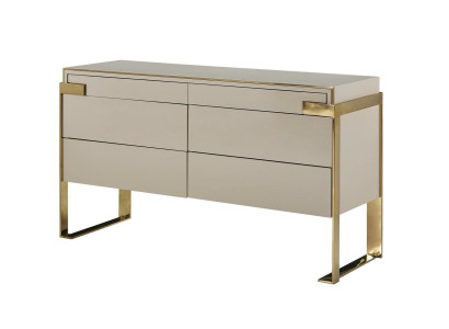 Ontwerp dressoir buffet luxe kast roestvrijstalen dressoirs laag meubilair hout