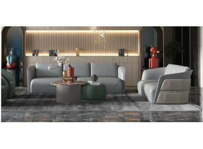 Bank Tafel Koffie Bijzettafel Ontwerp Luxe Ronde Tafels Bank 2x Set Dressoir Steen