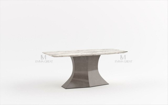Eettafel Houten tafel Marmeren tafels Tafel Eetkamerontwerp Luxe meubels 180x90cm