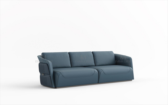 Bank Driepersoonsbank Gestoffeerd Design Zitbank Moderne Leren Bankstellen Kamers