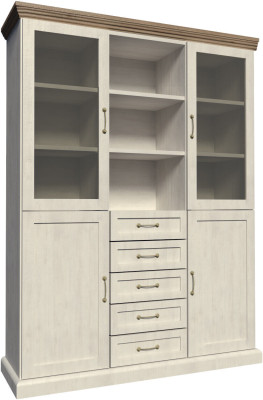 Eettafel 4x stoelen Eetkamerset 6-delig. Set dressoir Tafel Stoel Tafels Hout