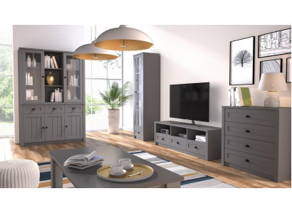 Woonkamerset Ontwerper woonkamer dressoir salontafel inrichting 5-delig.