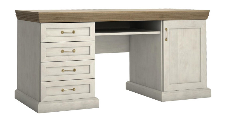 Houten bureau computertafel Houten kantoormeubelen Schrijftafels Bureau Computermeubelen