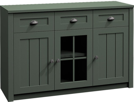 Woonkamer complete set landhuis meubelset 5 delig. Woonwand houten commode tafel