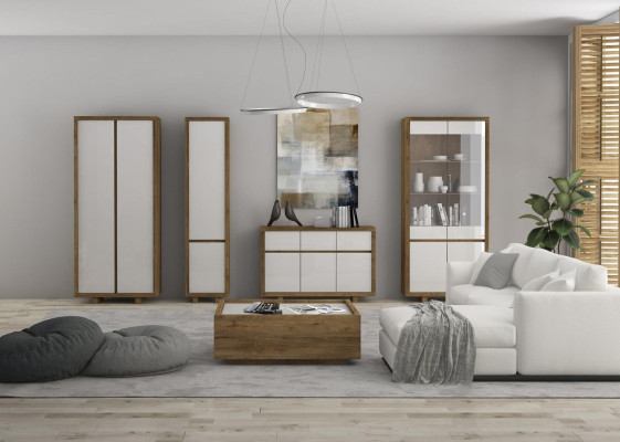 Glazen vitrinekast Vitrines Woonkamerkasten Design Modern Italië Nieuw