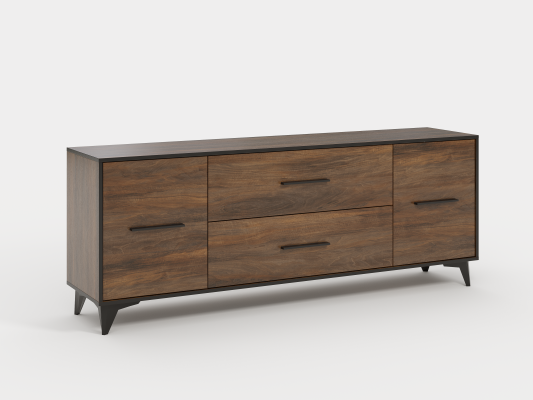 Woonkamer houten meubels dressoir tv lage kast rtv kast Italiaanse meubels Nieuw
