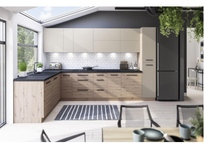 Keuken L-lijn Moderne keukens Keukenblok Hangkast Kast Kasten Keuken