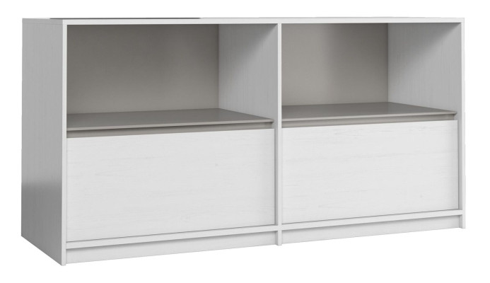 Ladenkast in verschillende kleuren 2 laden dressoir hoge ladekast ladenkasten