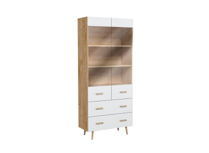 Moderne kasten Kast Wandmeubel Boekenkast Plank Vitrinekast - Model Brillo