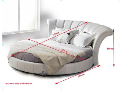 Rond bed Chesterfield ontwerp Bedden Gestoffeerd rond bed Polster_ronde