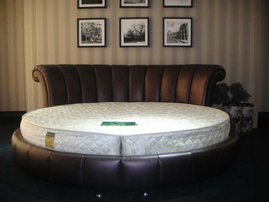 Rond bed Chesterfield ontwerp Bedden Gestoffeerd rond bed Polster_ronde