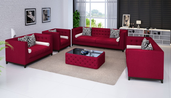Bankstel lederen bank bank bankstellen set bank bekleding bank 4-delig fauteuil