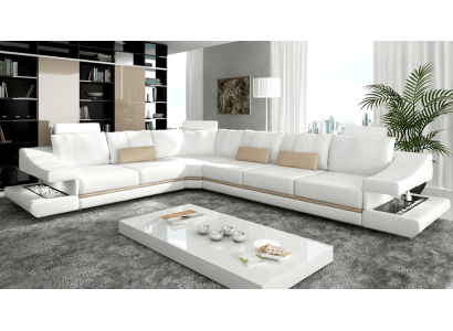 Leren bank hoekbank bank ontwerper gestoffeerde hoekbank bank banken sofa's.