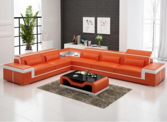 Designer Bank Bank Hoekbank Lederen Stoffen Bank Groep Woonlandschap Bekleding