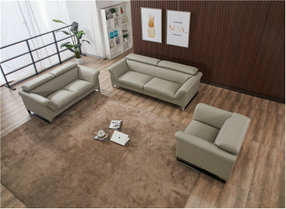 Bankstel leren bank bank bank bank bank bank bank 3-delig fauteuil