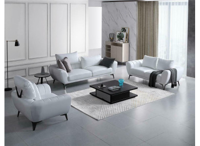 Leren bankstel bank woonlandschap 3+2+1 zitsbank stel ontwerp nieuw