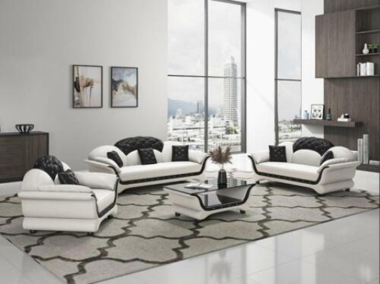 Bankstel 3+2+1 Design Zits Set Bank Bekleding Banken Bank Modern Luxe Nieuw