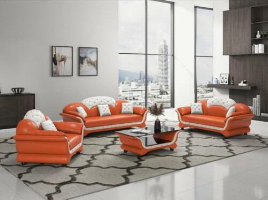 Bankstel 3+2+1 Design Zits Set Bank Bekleding Banken Bank Modern Luxe Nieuw