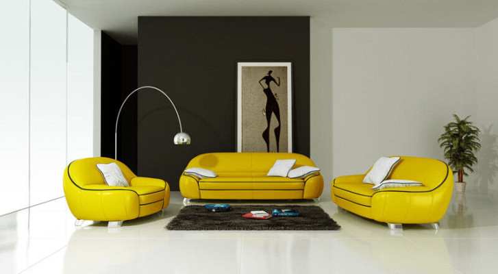 Bankstel 3+2+1 Gestoffeerde Designer Bankstellen Set Bank Bankstellen