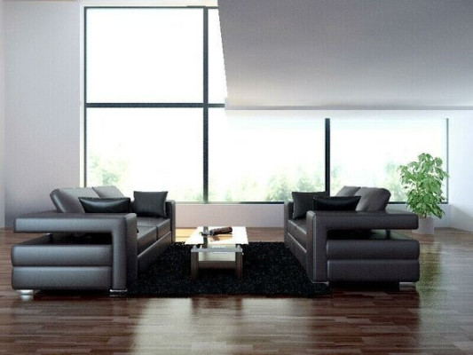 Ontwerp Bankstellen Bankstellen Bekleding 3-zits Bankstel Bankstel Set Leder