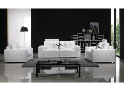 Leren bank Banken Bankstel Bank Zitbanken Set Banken Bekleding Bank 3-delige fauteuil  Leren bank Banken Bankstel Bank Zitbanken Set Banken Bekleding Bank 3-delige fauteuil